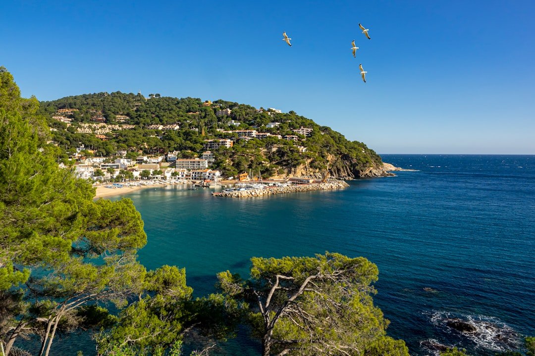 Paisaje de la Costa Brava en Tossa de Mar, Girona, ideal para excursiones.