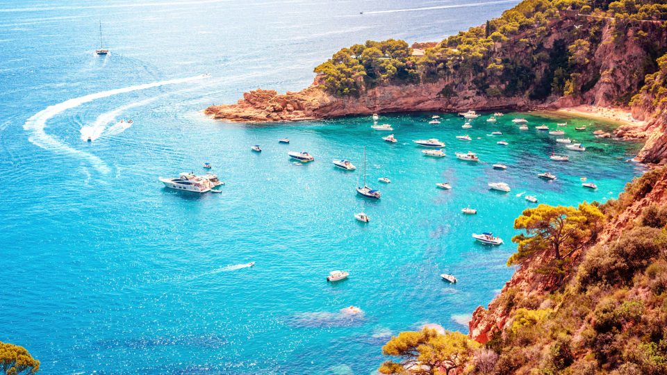 Camí de Ronda path with Mediterranean sea views from Lloret de Mar